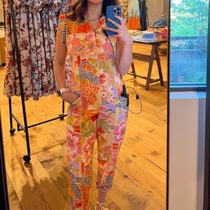 Farm Rio utility jumpsuit